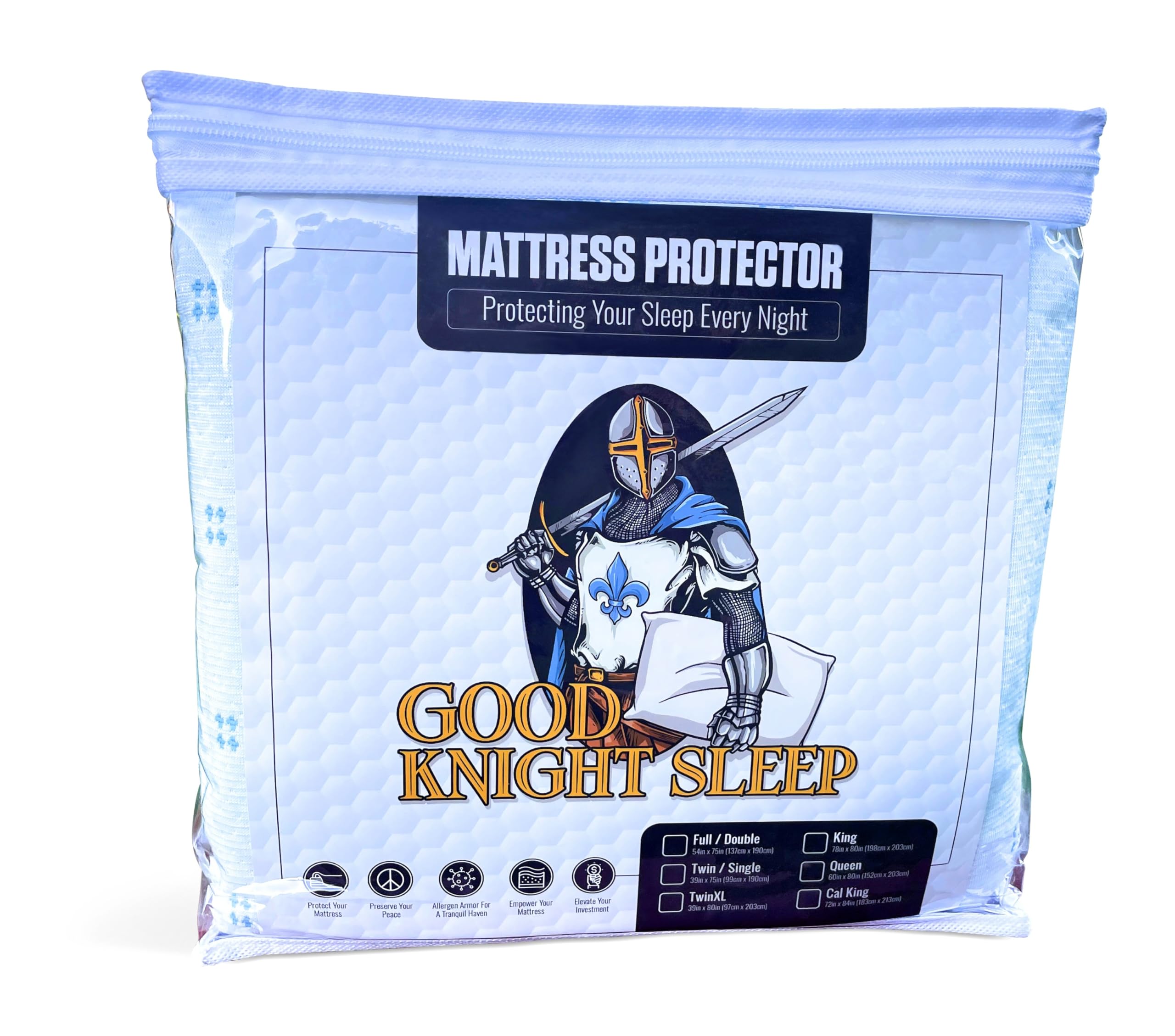 Knight King Mattress Cover - 60x79 Inch (150x200cm) image