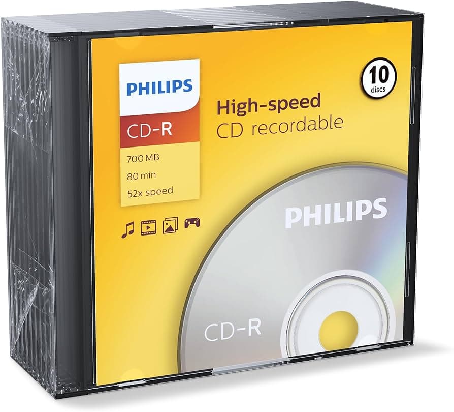 Philips CD-R 80Min 10pk