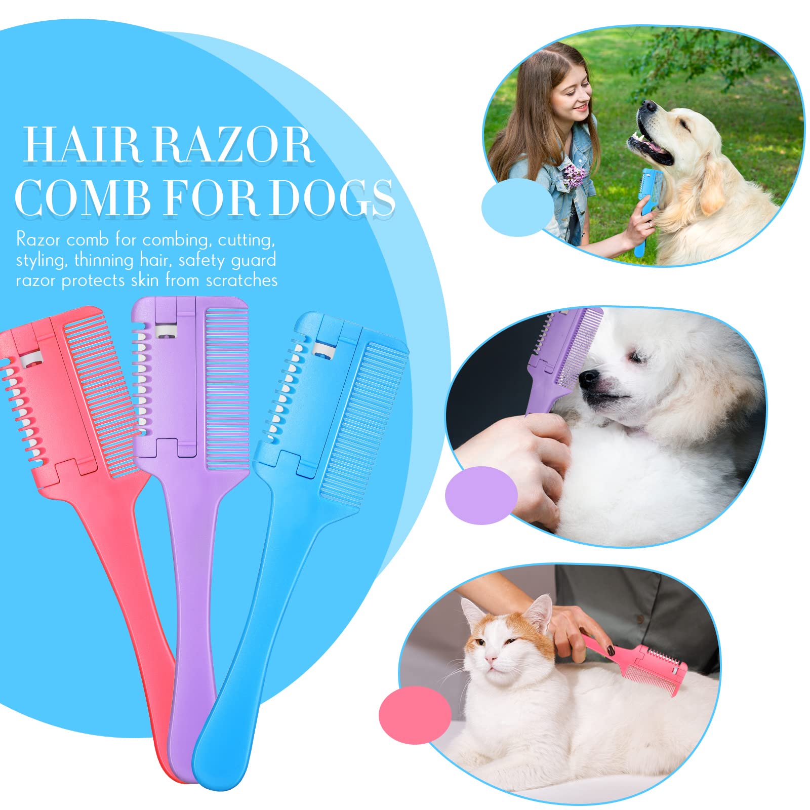RSW Pets Grooming Comb - Asstd. Col. image