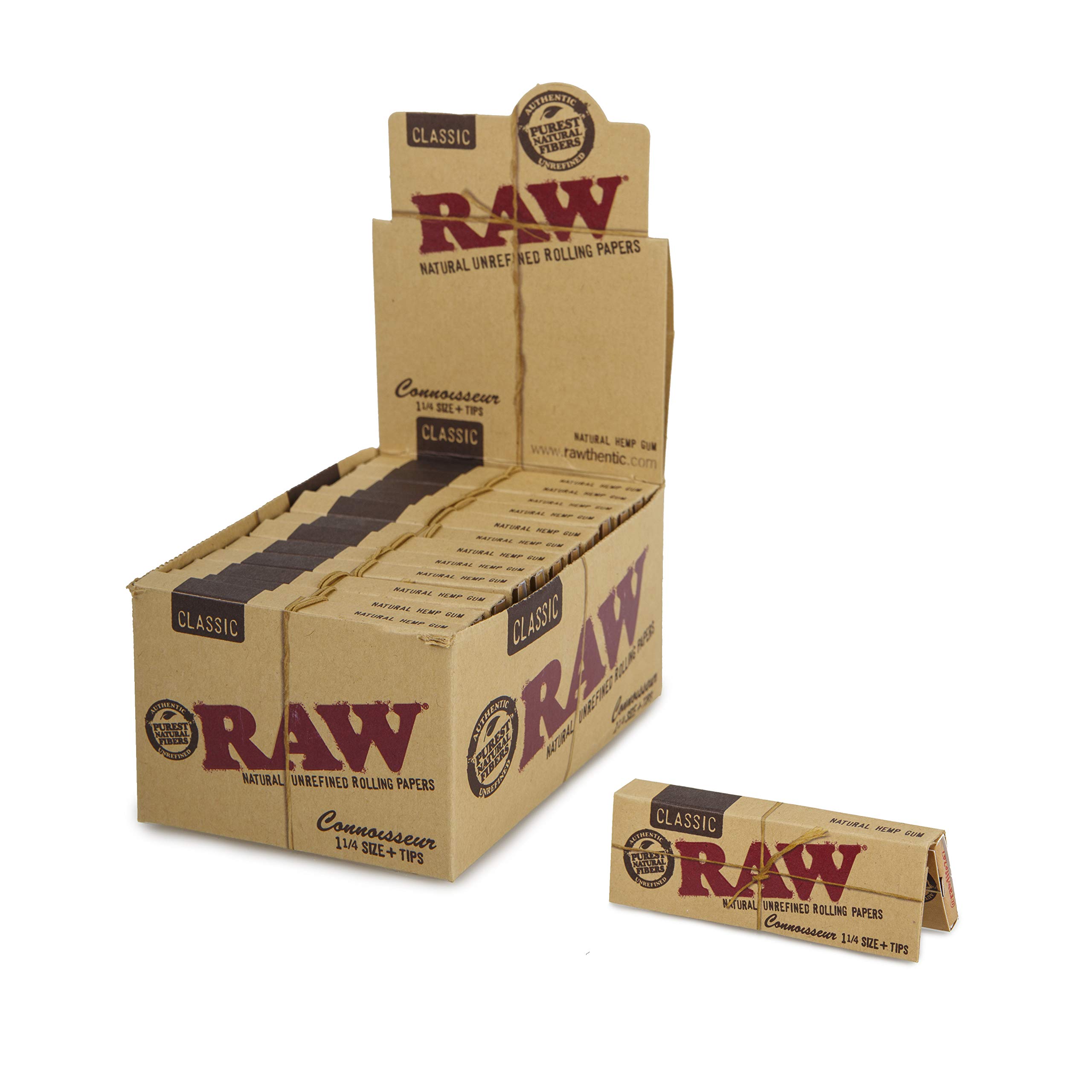 Raw 1/4 Connoisseur 1-1/4 Size + Tips 24's image
