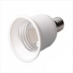 DA E27-E14 White Adaptor