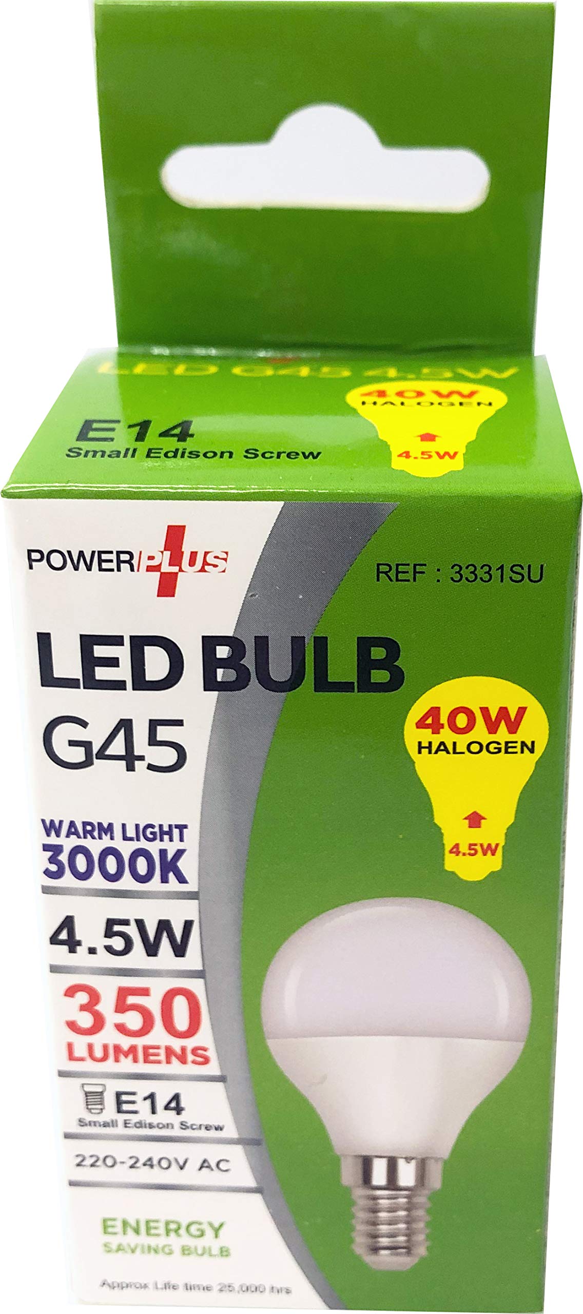 Powerplus Led Candle Bulb 4.5w(40w) Warm White image