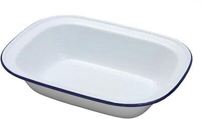 Falcon Enamel Traditional White 18cm Oblong Pie Dish