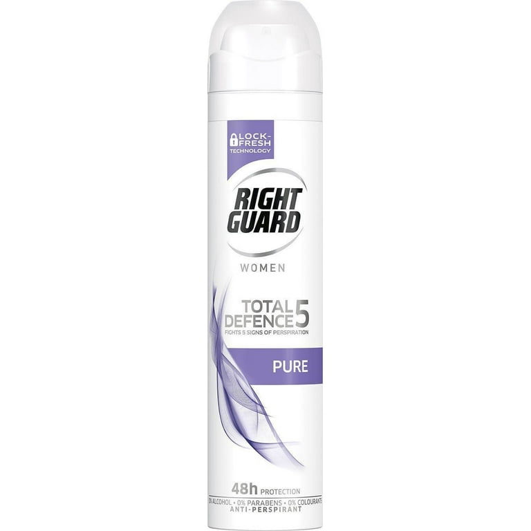 Right Guard Antiperspirant Deodorant Total Defence 5 Invisible Power 250ml image