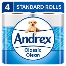 Andrex Classic White Toilet Paper 4pk X 6 1