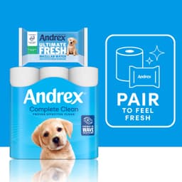 Andrex Classic White Toilet Paper 4pk X 6 2