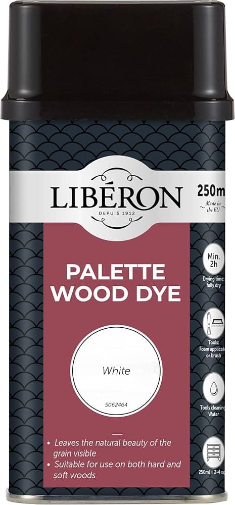 Liberon Palette Wood Dye 250ml - White