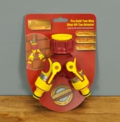Kingfisher Pro Gold Two Way Shut Off Tap Connector [SG103] 2