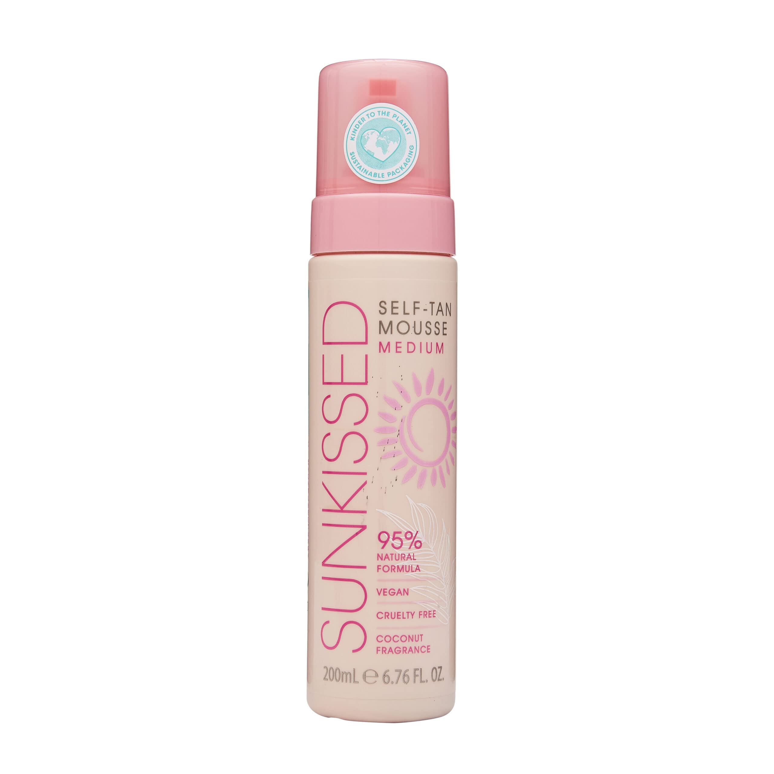 Sunkissed Instant Tan Mousse 200ml Medium Bronze Standard image