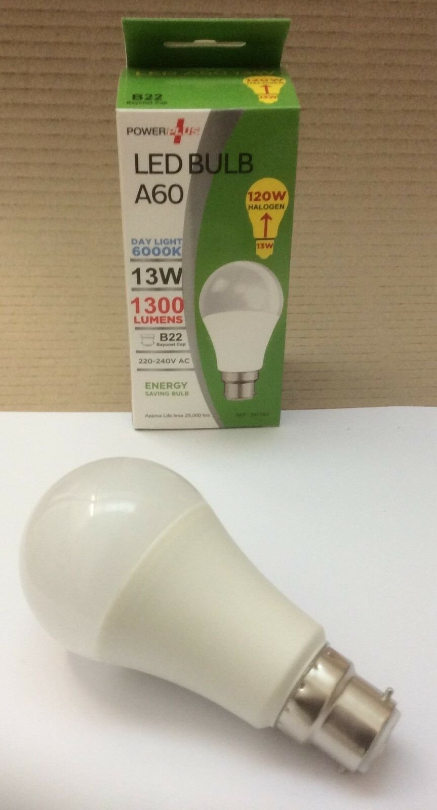 Powerplus Led Bulb A65 13w 6000k B22d image