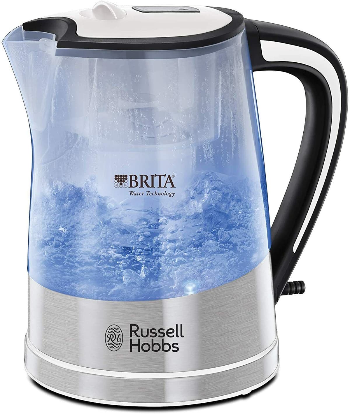 Russell Hobbs 22851 BRITA Filter Purity Kettle, 3000 W, 1 L, Transparent