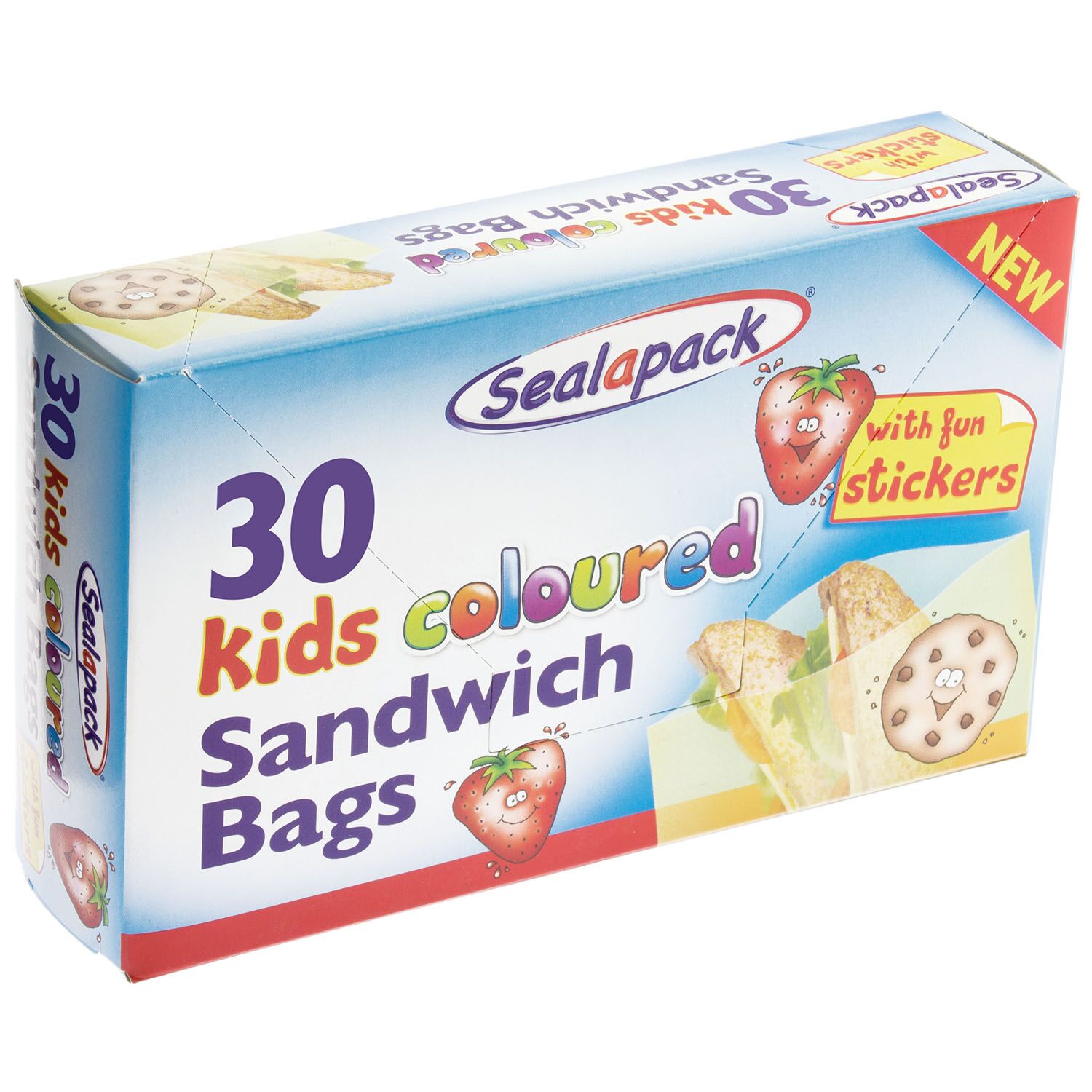 151 Sealapack  Kids Sandwich Bags 30pk (sap2015c) image
