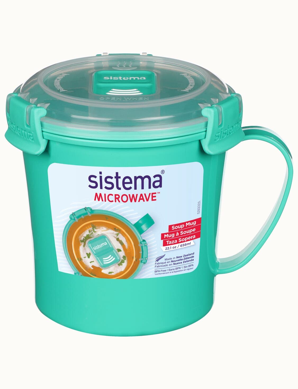 Sistema Soup Mug Microwave Colour 665ml