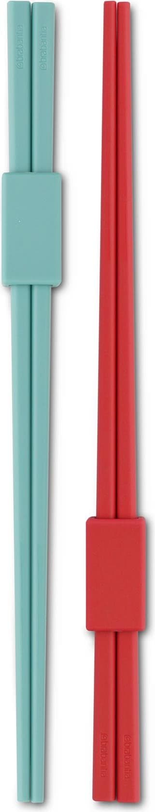Brabantia Tasty Colours Chopsticks set of two pairs Red / Mint