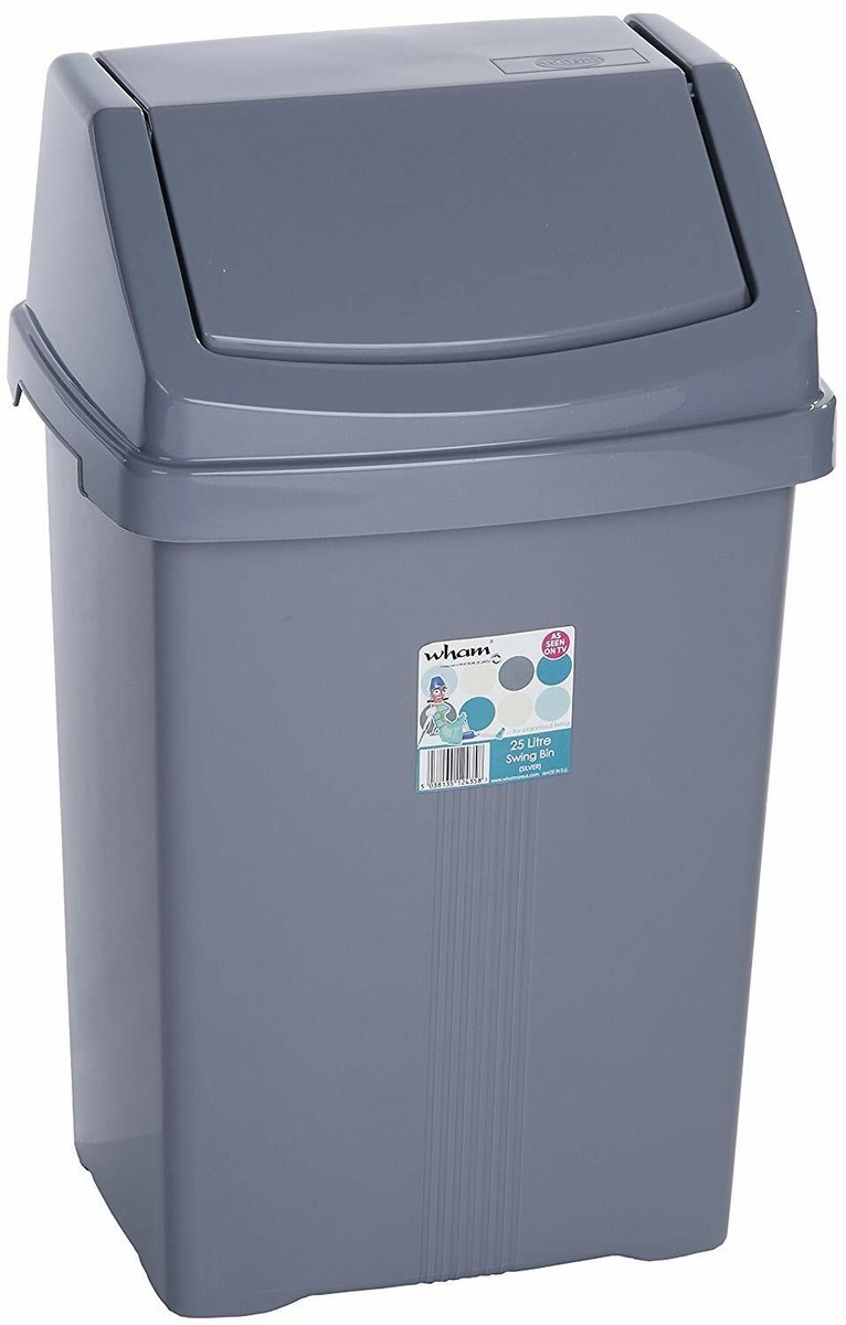 WHAM   Casa 25l Swing Bin Silver image
