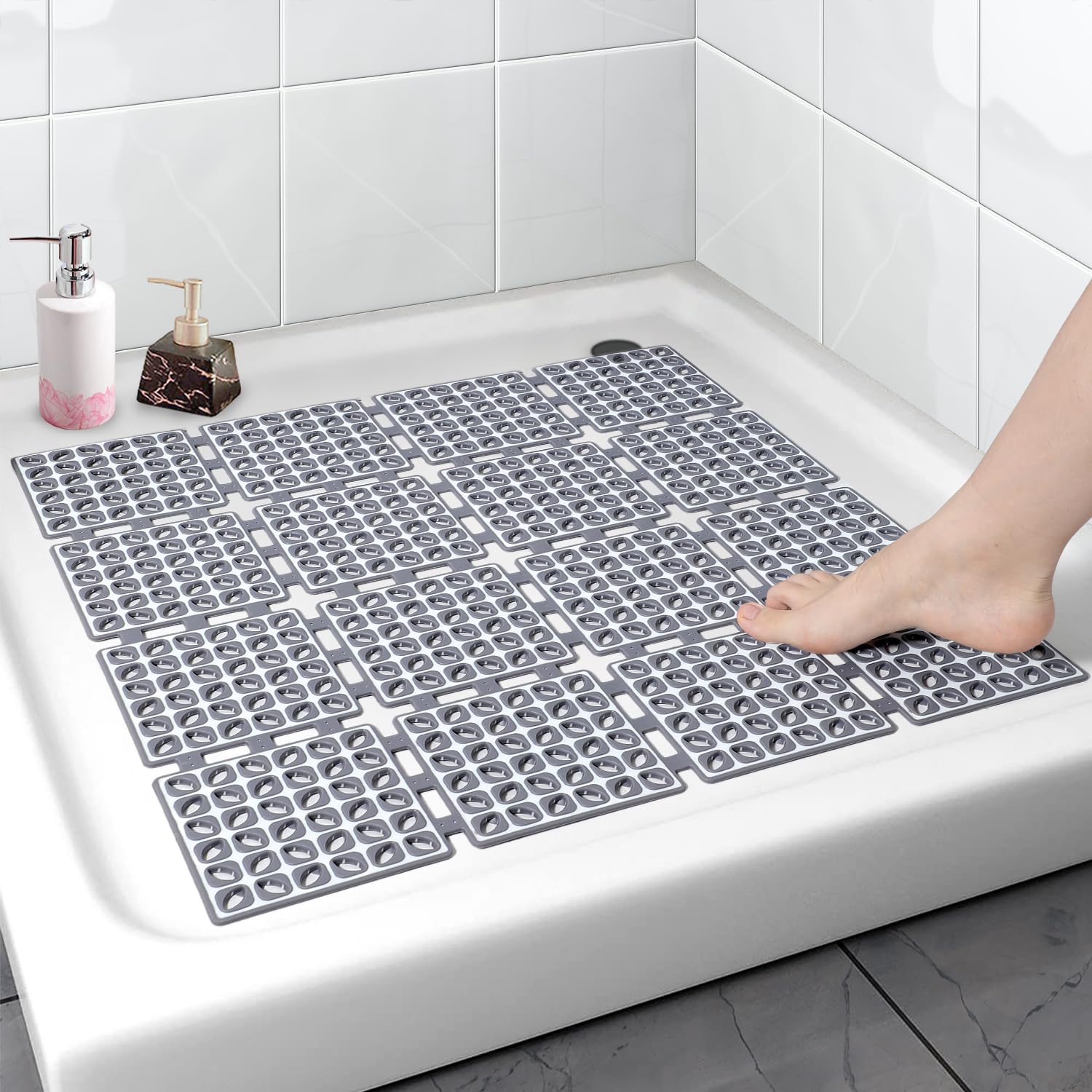 Pifco Square Shower Mat 45x45cm image