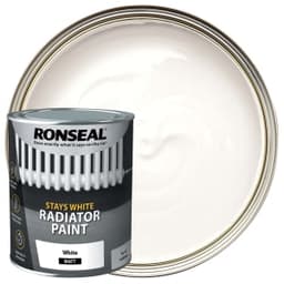 Ronseal Stays White 2 in 1 Trim Paint- White Satin  2.5ltrs 2
