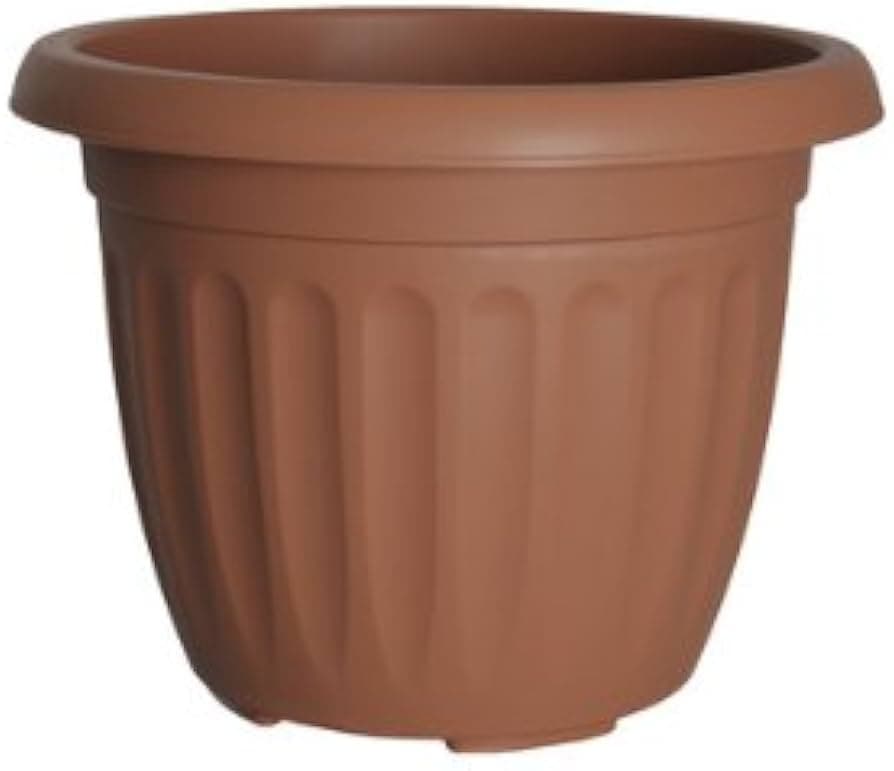 Whitefurze 30cm Round Athens Planter Terracotta