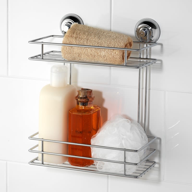 Beldray  Two Tier Suction Shower Basket image