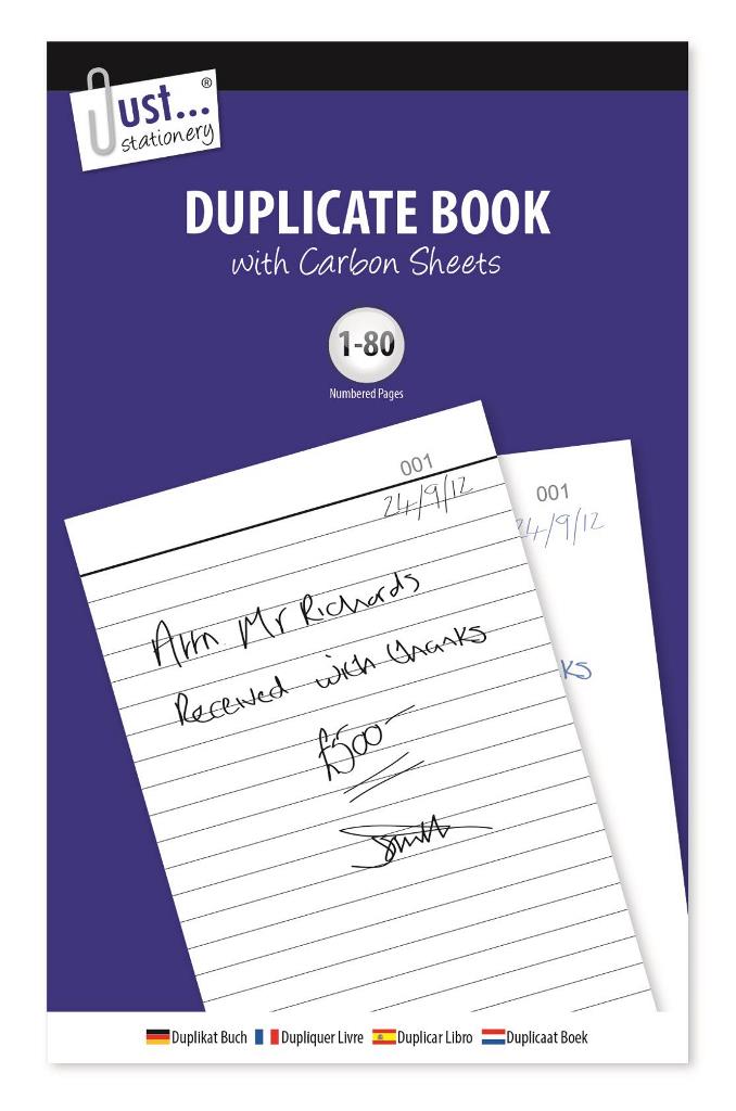 Tallon Duplicate Book - Full Size, 80 sets image