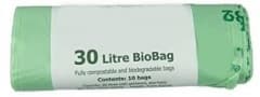 Tuffy 30L Compostable Biodegradable liners roll 10  bags