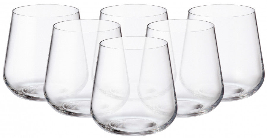 Amundsen Crystal Tumbler Areda Glasses - Set of 6 320ml image