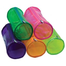 Tiger Cylinder Pencil Case Clear View 1