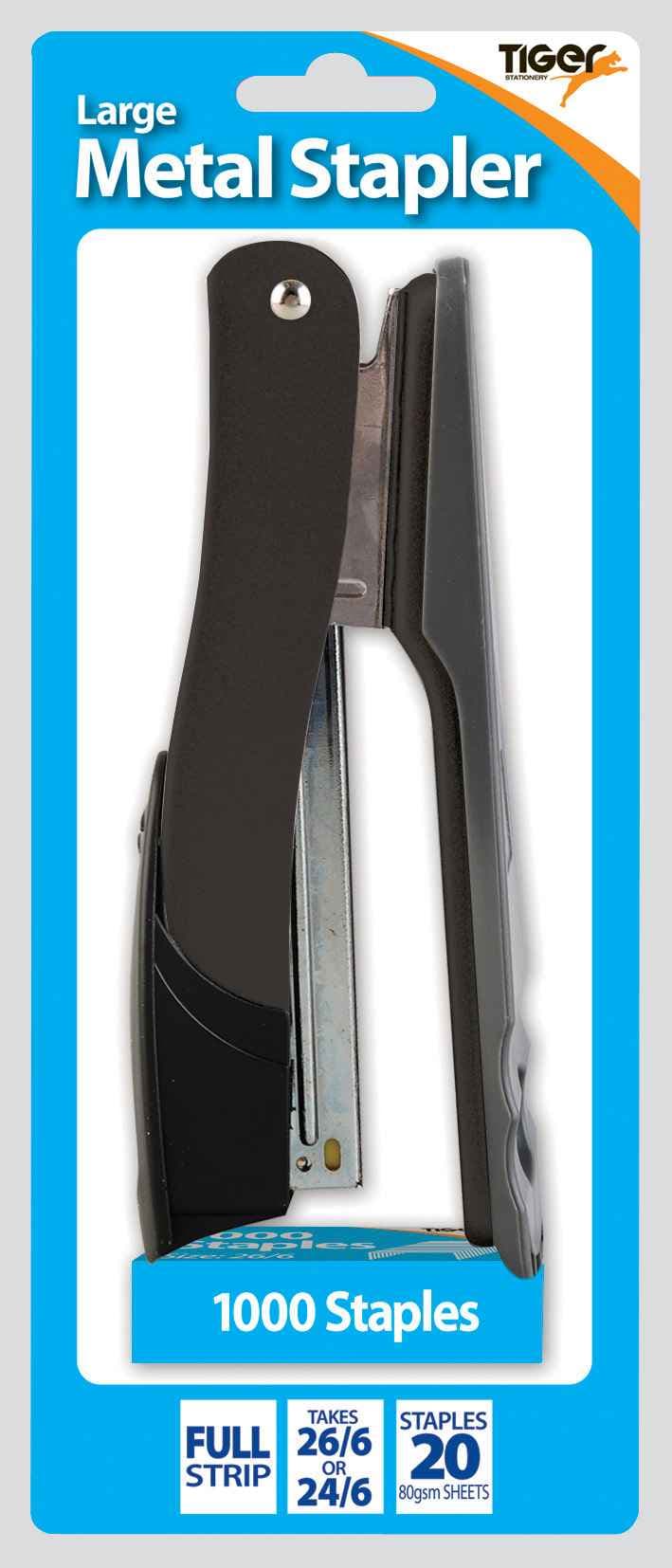 Tiger  Large Metal Stapler With Staples ( 301511)