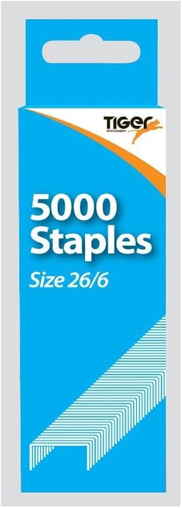 Tiger Box 5000 26/6 Staples