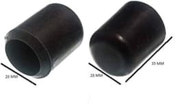 Star Pack CHAIR FERRULE BLACK 22mm(72854) 1
