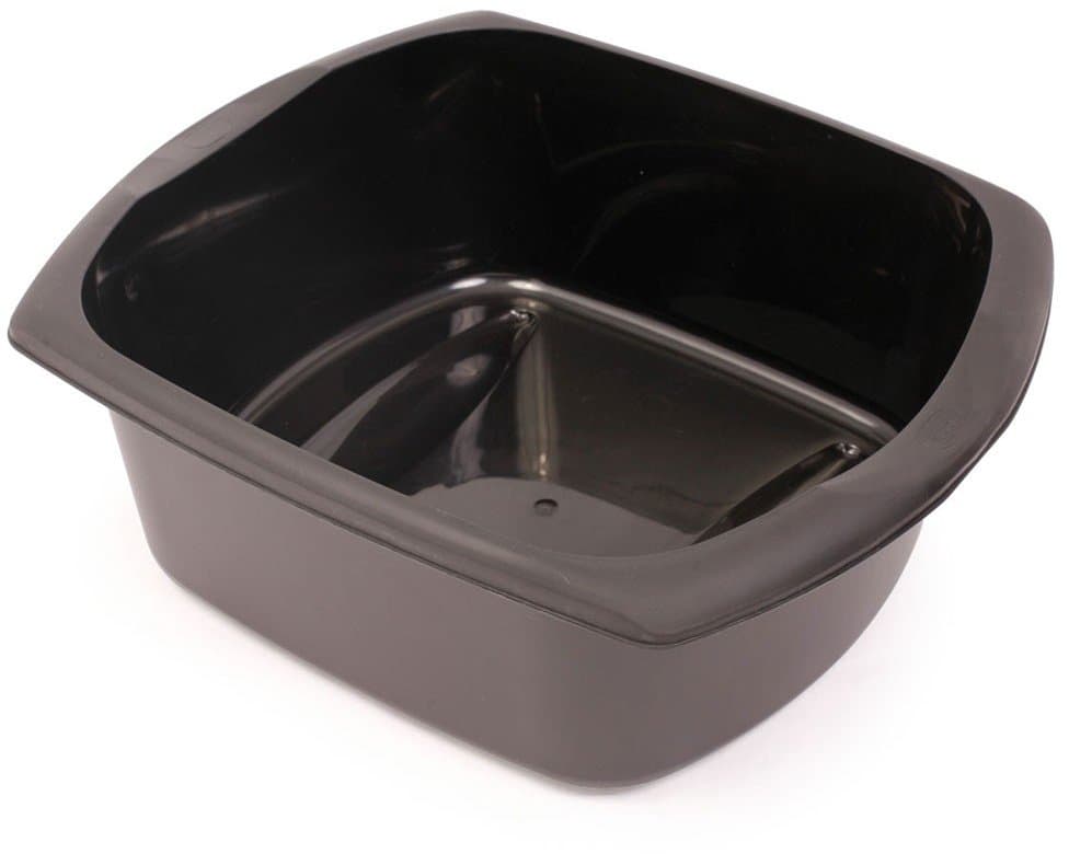 Addis 9.5L Rectaglar Bowl - Soft Black
