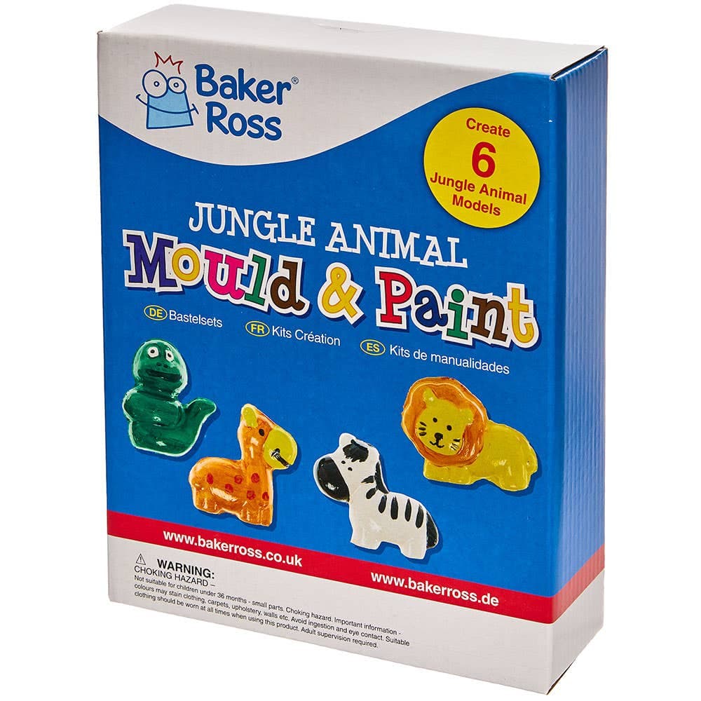 Animal Planet Mould & Paint Set – Jungle Animals
