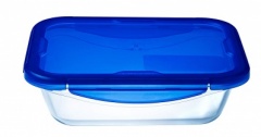 Pyrex Cook & Go Storage - Small rectangular   0.8 Lit 21 X 16 image