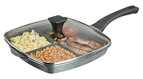 Tower Cerastone 28cm 3 In 1 Cast Grill Pan Graphite T81274 image