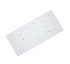 BC  Rubber Bath Mat - White