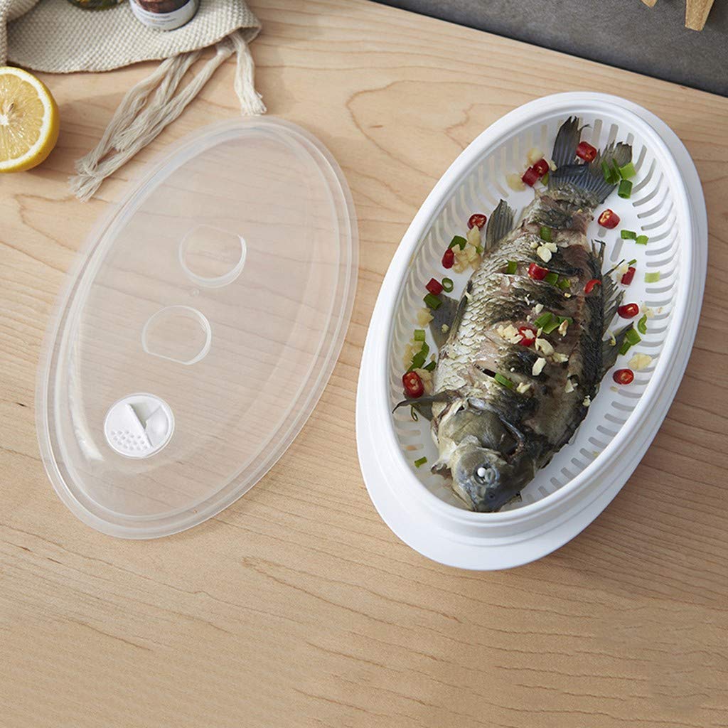 KitchenCraft Microwave Fish Steamer image