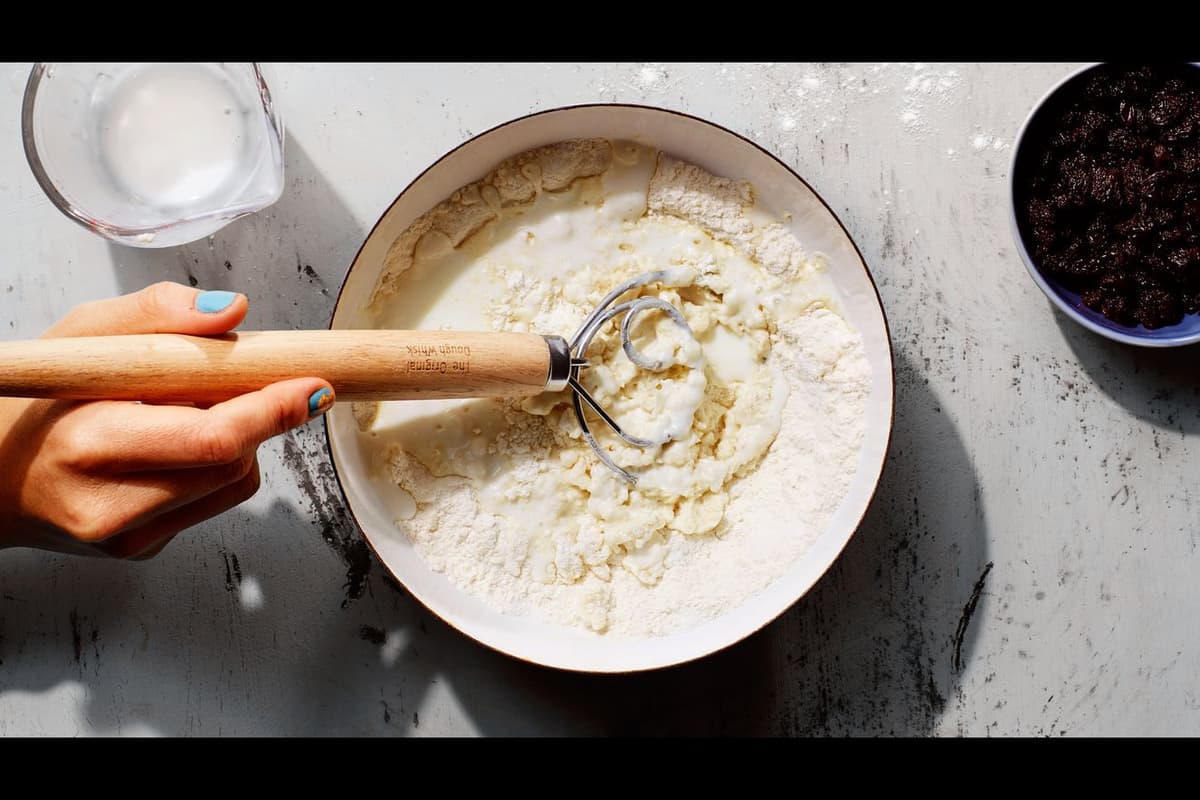 Home Made Traditional Danish Dough Whisk 