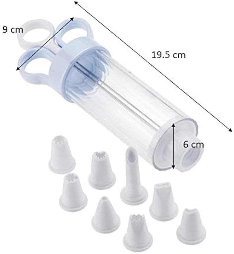 Chef Aid Icing Syringe With 8 Nozzles
