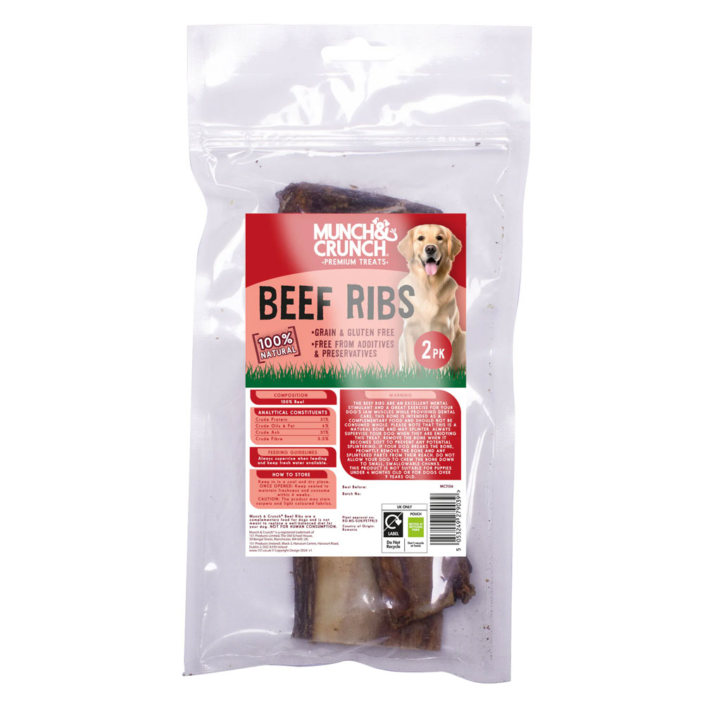 151 Munch & Crunch  Beef Ribs 2pk (mc0158) image