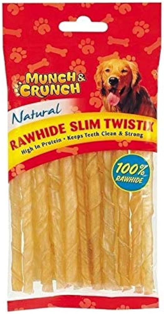 151 Munch & Crunch  Natural Rawhide Twist Sticks 85g (mc1034a) image
