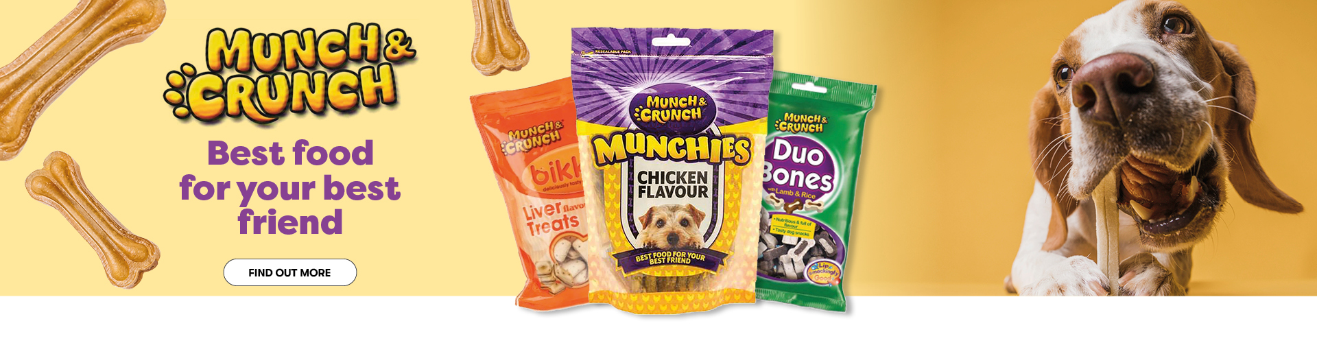 151 Munch & Crunch  Training Bones High In Poultry & Beef (mc1083) image