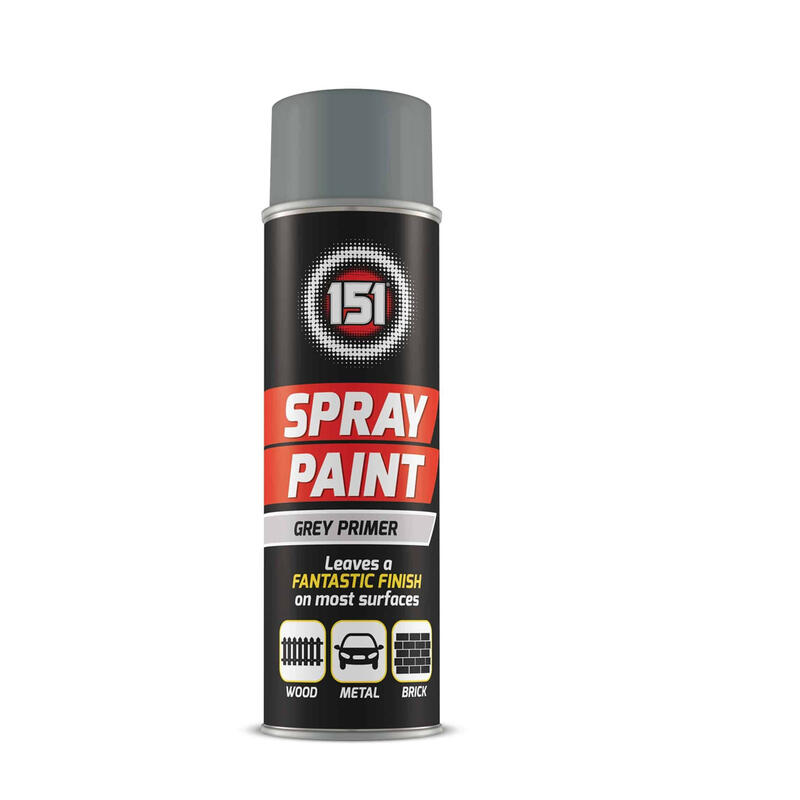 151 GREY PRIMER SPRAY PAINT 250ML (TAR007A) image