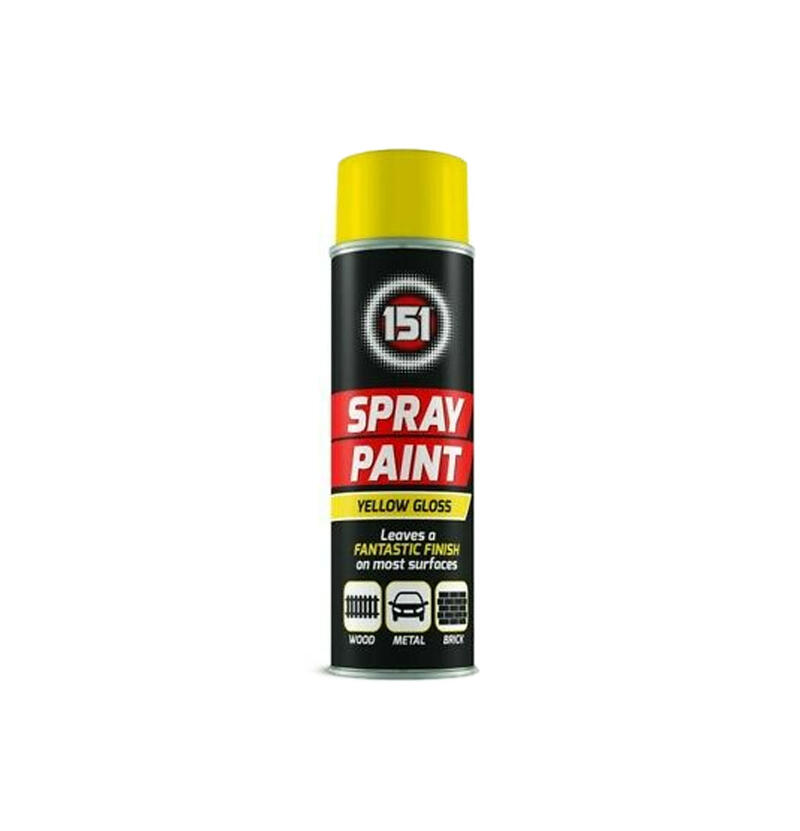 151 YELLOW GLOSS SPRAY PAINT 250ML (TAR011A) image