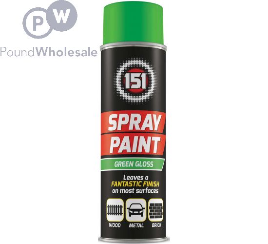 151 GREEN GLOSS SPRAY PAINT 250ML (TAR012A) image