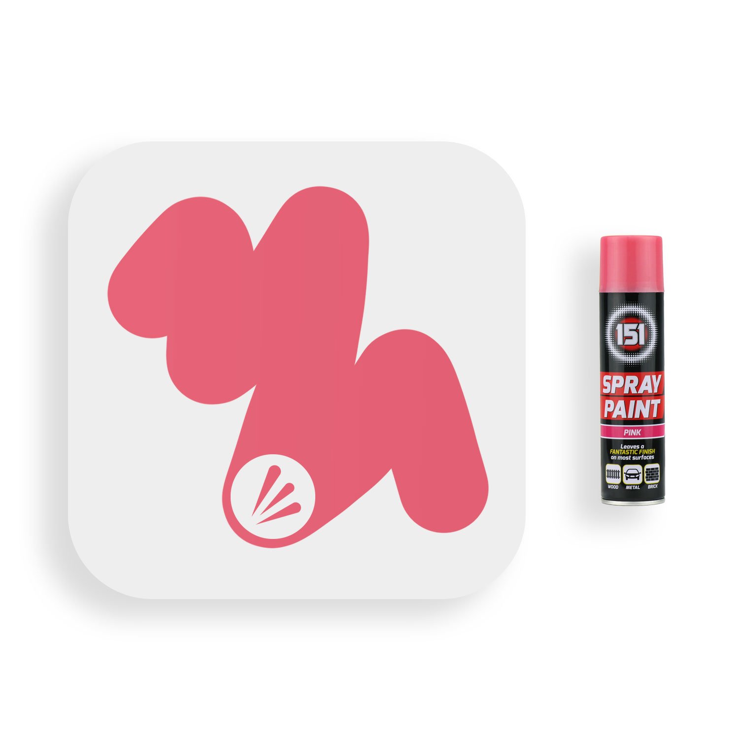 151 PINK GLOSS SPRAY PAINT 250ML (TAR015A) image