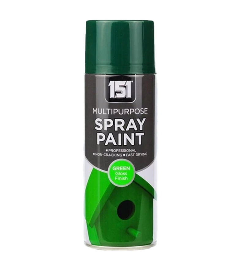 151 MULTIPURPOSE SPRAY PAINT GREEN 400ML (TAR042) image