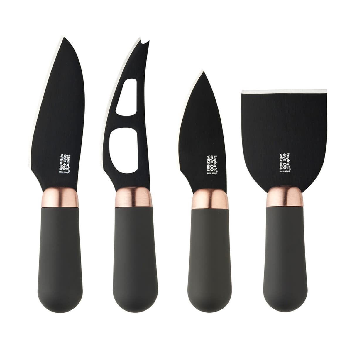 Taylor's Eye Witness Cheese Knives Pk4 Black