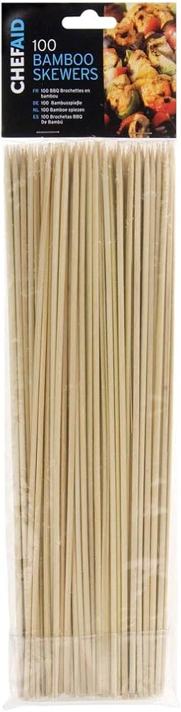 Chef Aid 30.5Cm Bamboo Skewers Pack 100 image