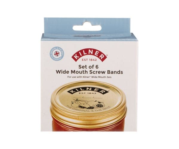 Rayware Kilner Set Of 6 Preserve Screw Bands
