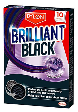 DYLON Brilliant Black in wash black colour enhancer 10 sheets image